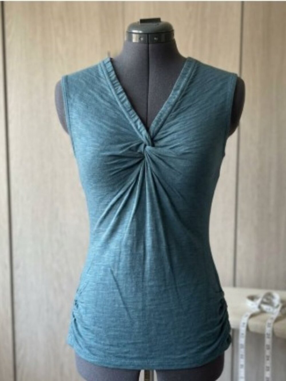Vanessa Virginia for Anthropologie Teal Tank, Size Small